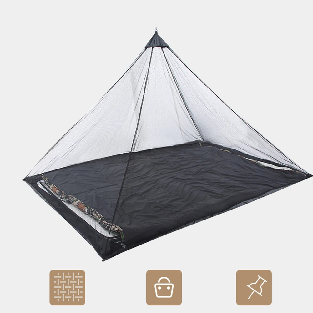 

Mesh Camping Tent With Carry Bag Mosquito Net Outdoor Lightweight Portable Mesh Tent Bug Netting Accessories In Stock