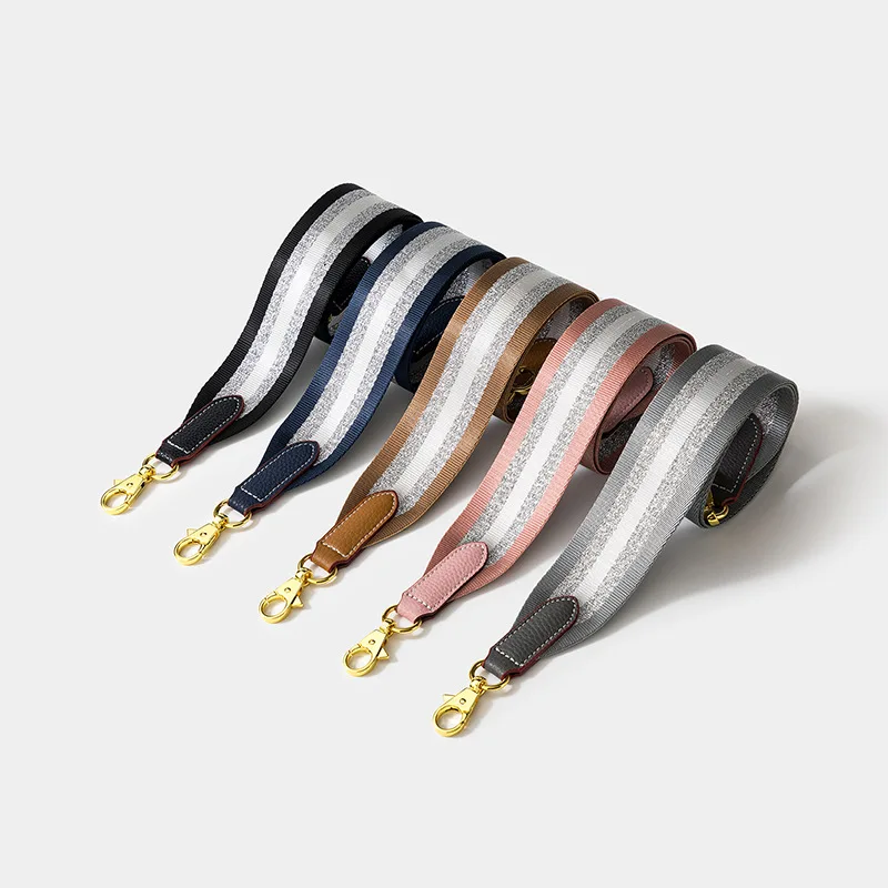 Изящные женские универсальные широкие ремни на плечо, ремни в этническом стиле, сменные однотонные ремни для сумок