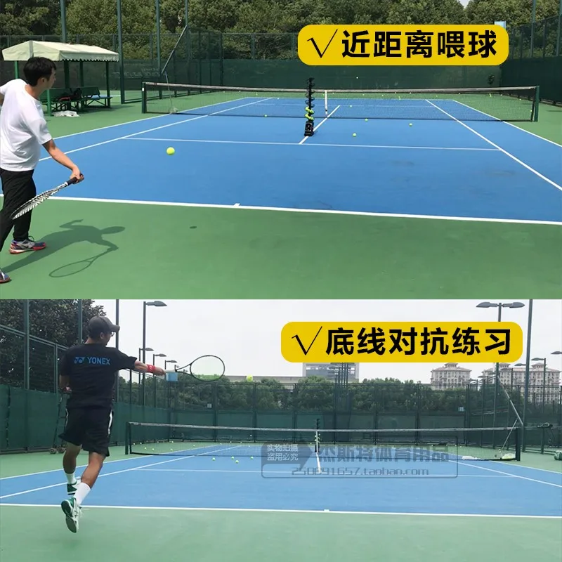 Новинка 2024 портативный тренажер для тенниса метания и подачи мячей одного игрока