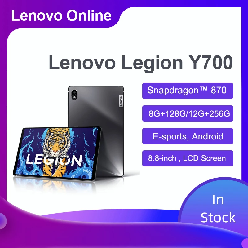 

Global Rom Lenovo LEGION Y700 Gaming Tablet Legion 2022 8.8inch 6550mAh 45W Charging 2560*1600 One-handed Tablet