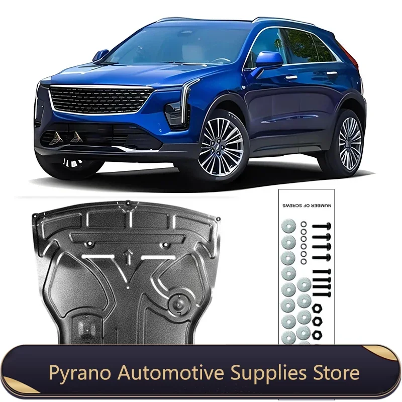 Черная Пластина для защиты от брызг под двигателем щит крышка крыла Cadillac GT4 2019-2024