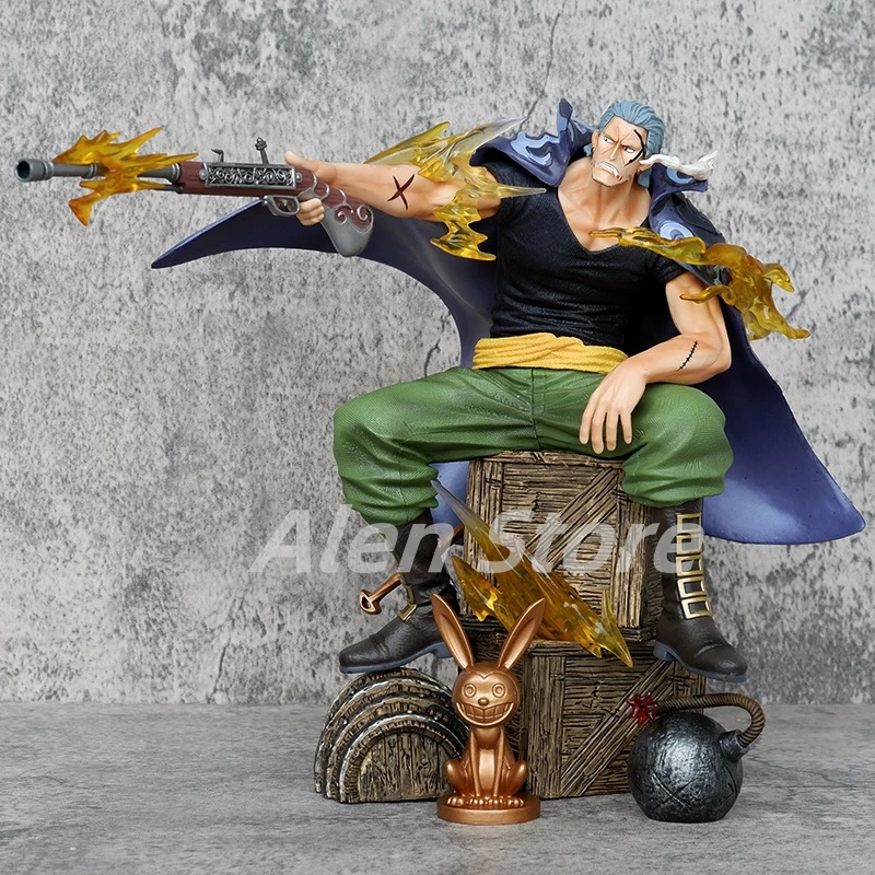 

25cm Anime Figures Benn Beckman Figurine Shanks Red Hair Pirates Gk Statue Pvc Statue Model Collection Toy Kids Gifts