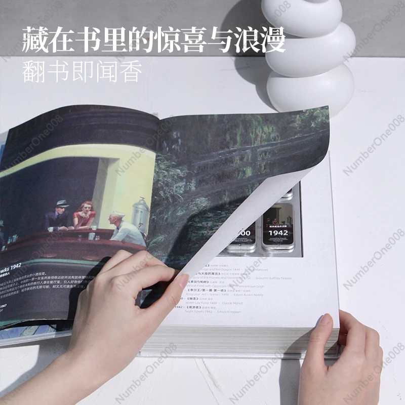 Конструкция запаха картина маслом бальзам подарочная коробка креативная