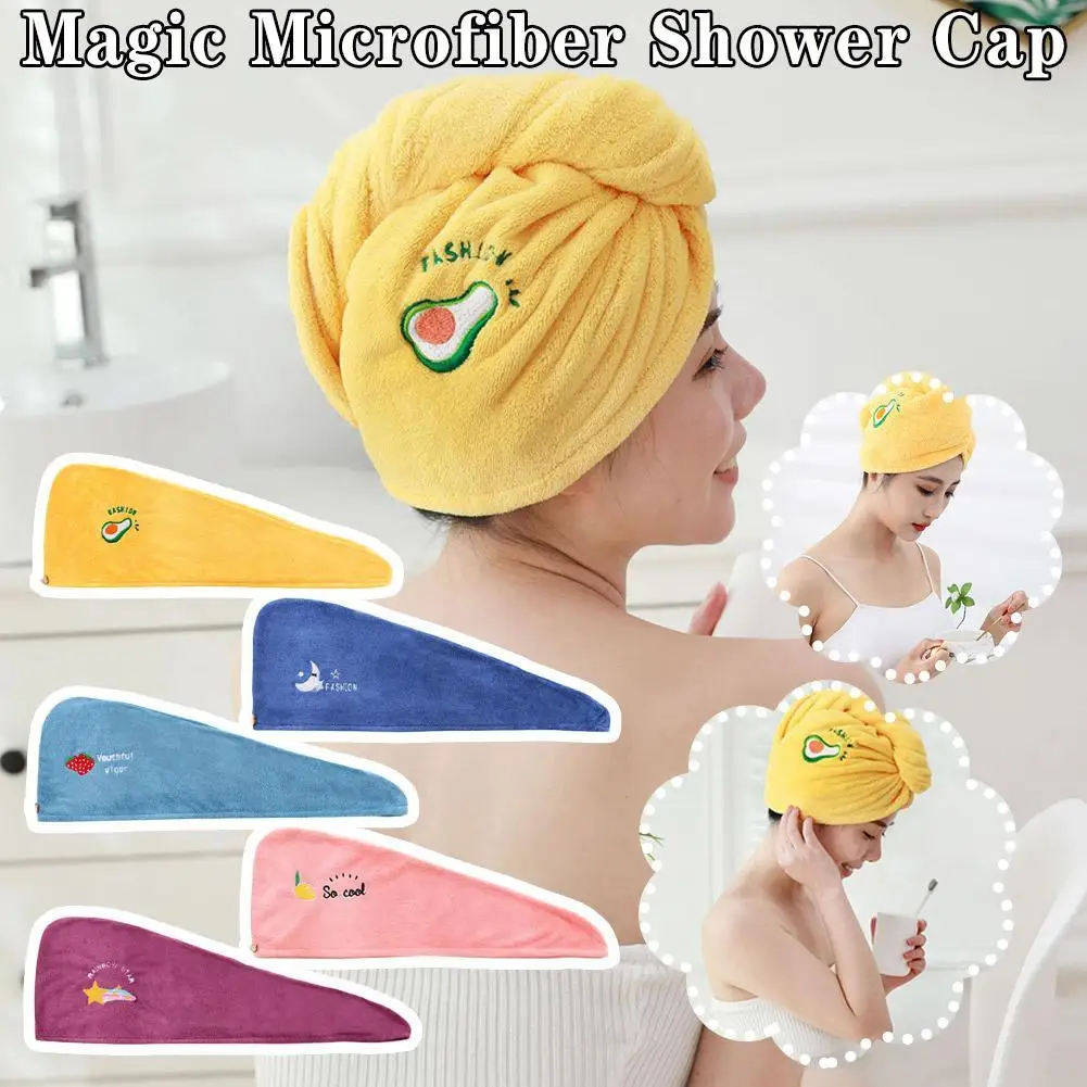 

Женское полотенце для душа из микрофибры, 1 шт., головные уборы для женщин, быстросохнущее мягкое полотенце для сухих волос Дамский тюрбан, полотенце для головы