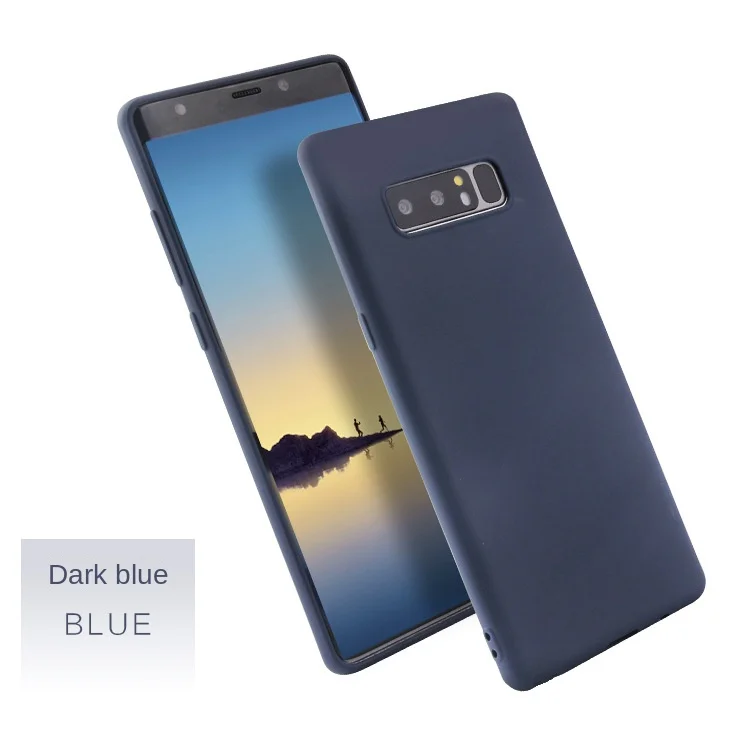 

Suitable for Samsung Note8 Mobile Phone Shell Candy Solid Color Anti-fall Set All-inclusive Tpu Frosted Soft Shell