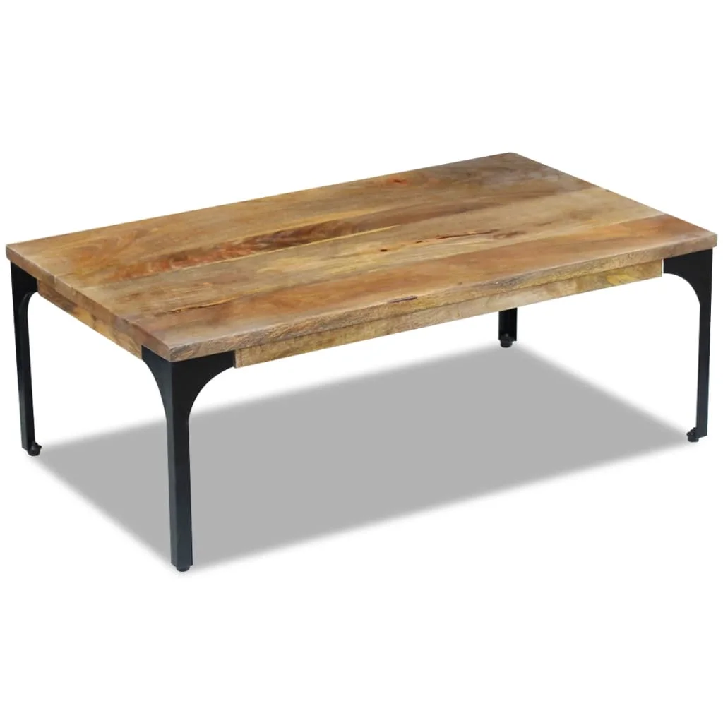

Coffee Tables Living Room Modern Coffe Table Home Decor Mango Wood 100x60x35 cm
