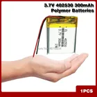 3,7 в 300 мАч 402530 литий-полимерный литий-ионный аккумулятор для MP3 MP4 MP5 электрическая светодиодный шка светодиодсветильник гарнитура умные часы Bluetooth