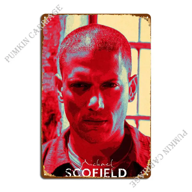 

Металлический плакат Майкла скулда, персонализированный рекламный плакат для кинотеатра, гаража, бара, Забавный жестяной плакат