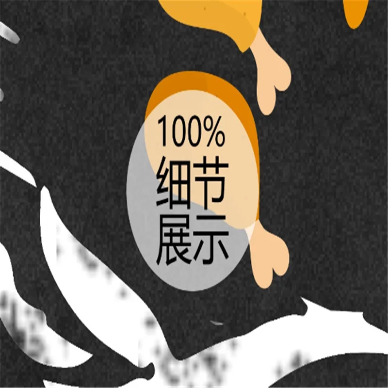 Кастомная фотообои с 3d рисунком, нарисованным вручную, для стен ресторана быстрого питания, пиццерии и гамбургерной в стиле запада, с эффектом черной доски.