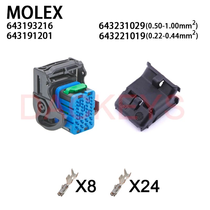 

Автомобильный разъем Molex DACIKEYS 32-контактный