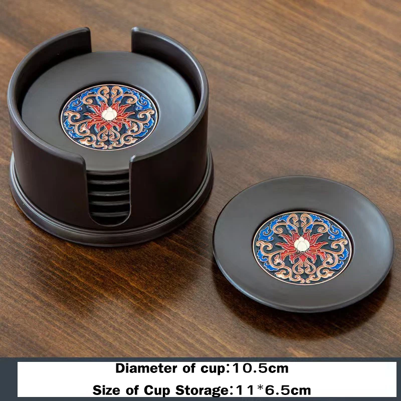 Бакелитовые подставки для чайной чашки наборы эмалированный коврик домашний