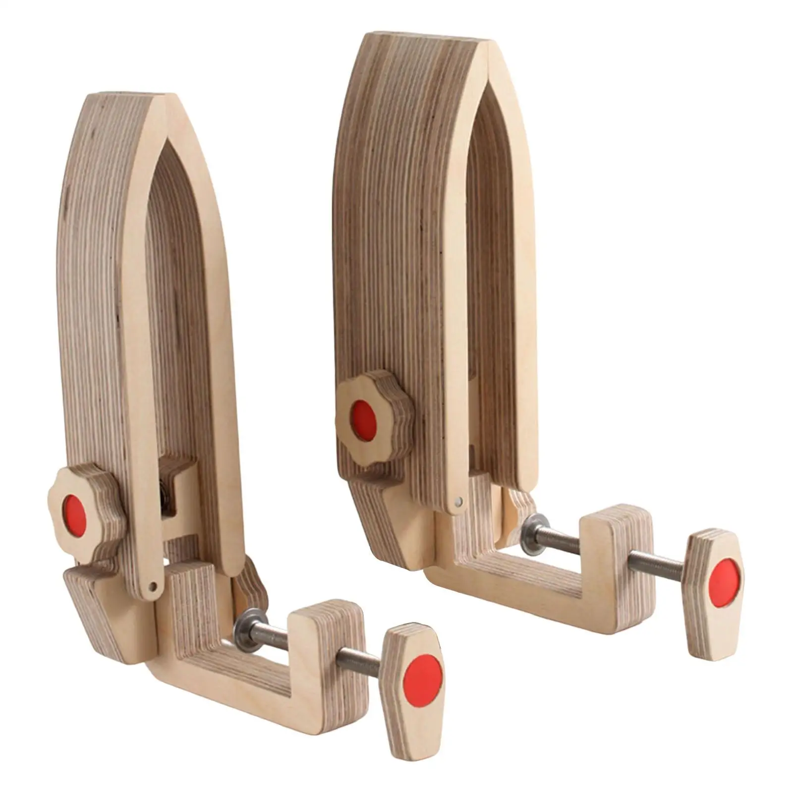 

Handmade Wood Leathercraft Clamp DIY Vise Accessories Sewing for Desktop Hand Stitching