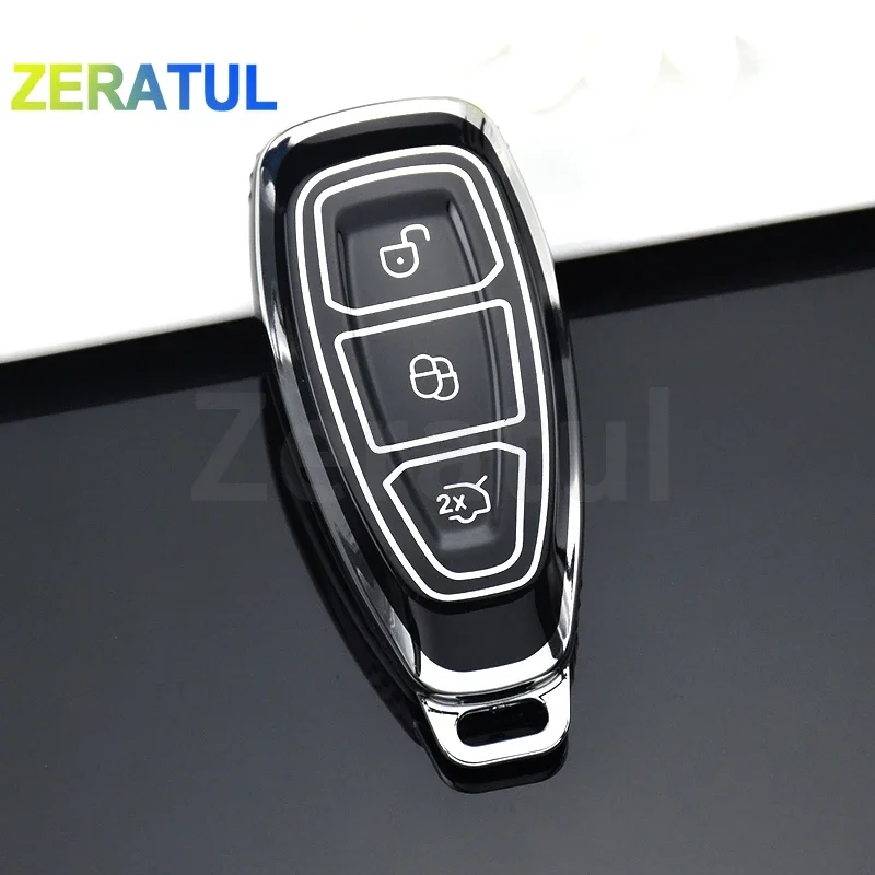 Защитный чехол-брелок для автомобиля Ford Fiesta Focus 3 4 Mondeo Ecosport Kuga ST TPU автомобильный
