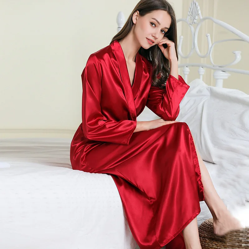 

Sleepwear Bridesmaid Robes Silk Robes for Women Pajama Sets Satin Kimono Robe Women's Pajamas Bathrobe Sexy Nightwear Nightgown