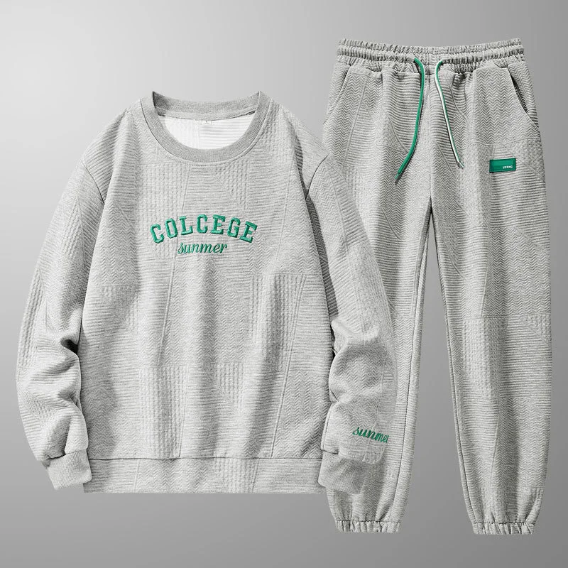 

Round neck sweater men's women's suit Spring and Autumn 2023, a new pair of casual sports leggings, cool winter clothes