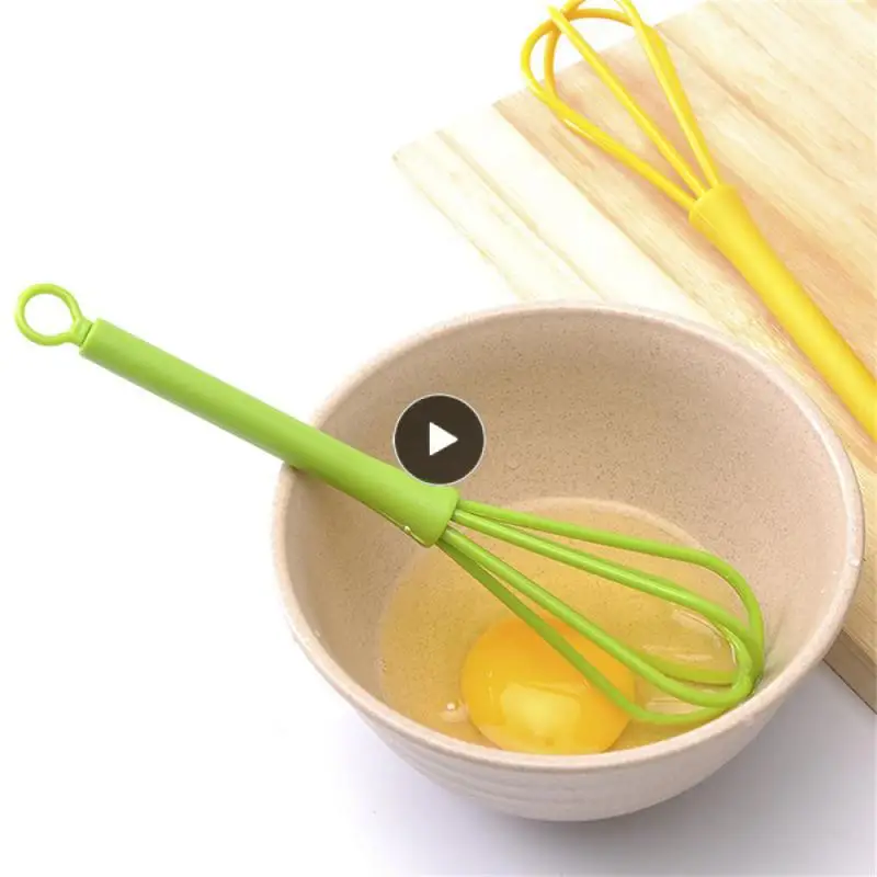 

Flexible And Easy To Use Silicone Stirring Rod Yellow Strong And Sturdy Baking Utensils Whisk Not Easily Deformed Hand