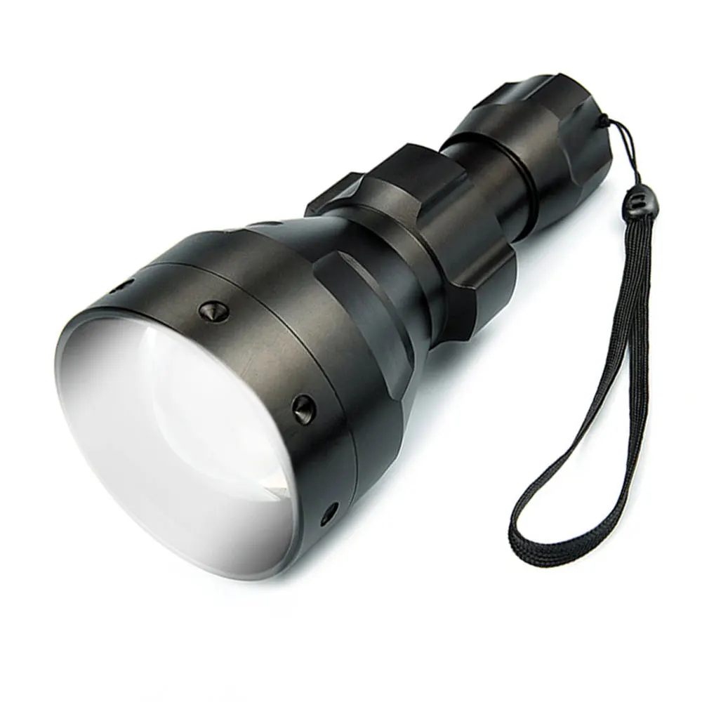 

UniqueFire 1504 XM-L White Light LED Flashlight Waterproof Adjustable 5 Modes 67mm Convex Lens Torch For Night Camping Riding