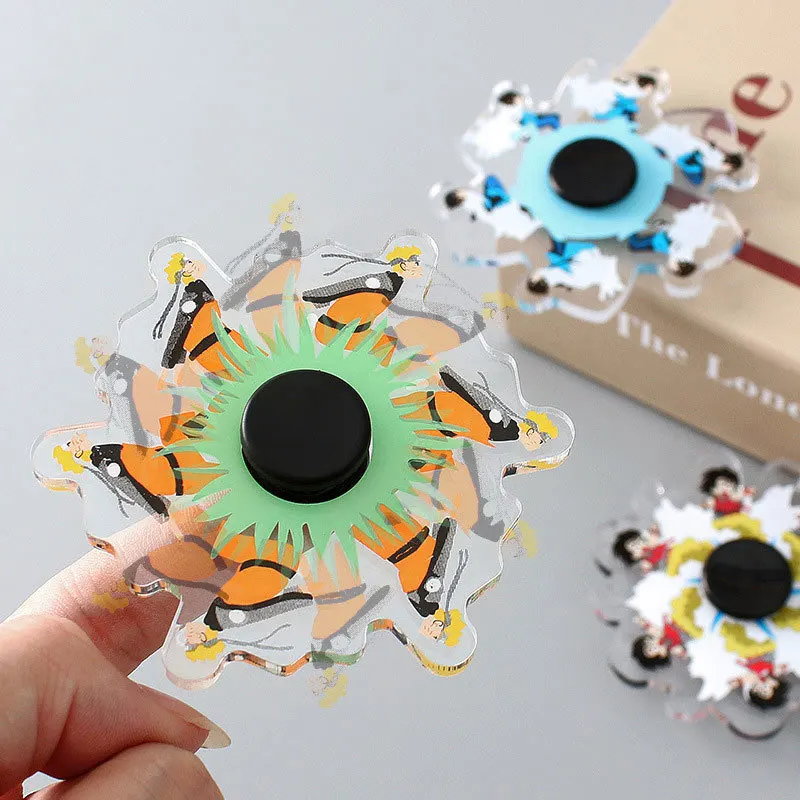 Sonic Fingertip Gyro Cartoon Hand Spinner Toys For Children Adult Stress Relief Toys