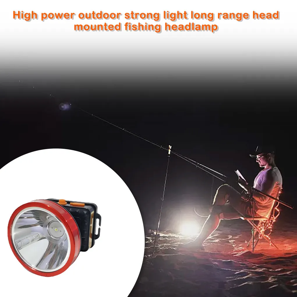 

Headlamp Portable Miner Wearable Headlight Camping Hiking Cycling Searching Head Lamp Tourist Mining Cap Light Bright