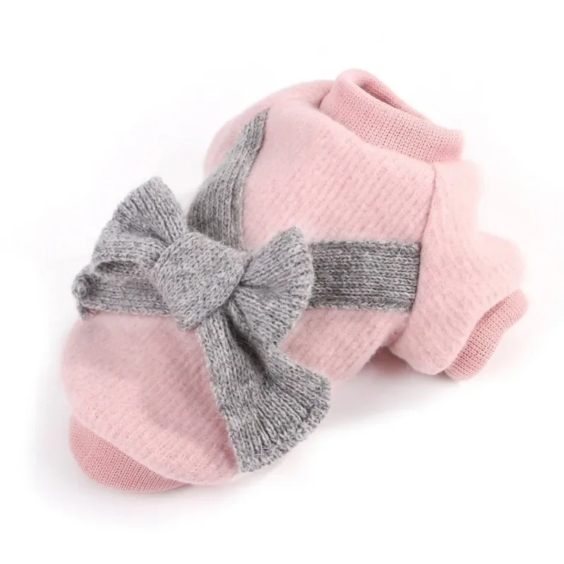 

Spring Pet Clothes Elegant Luxury Fur Winter Overcoat For Small Dog Cat Clothes Bowknot Chihuahua