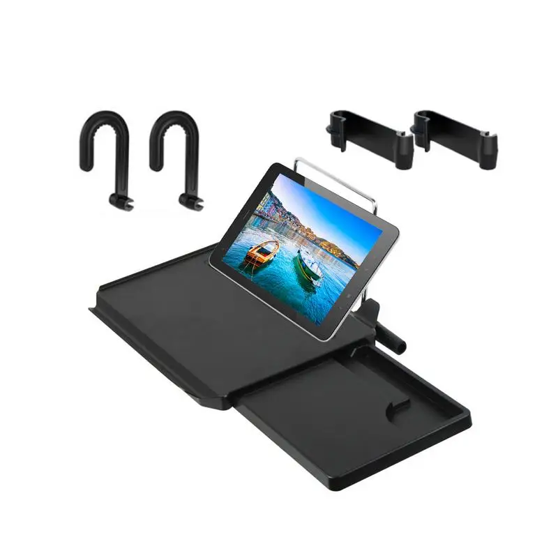 

Автомобильная подставка для ноутбука, многофункциональный автомобильный стол, складной автомобильный стол, задний стол с выдвижным ящиком, идеально подходит для