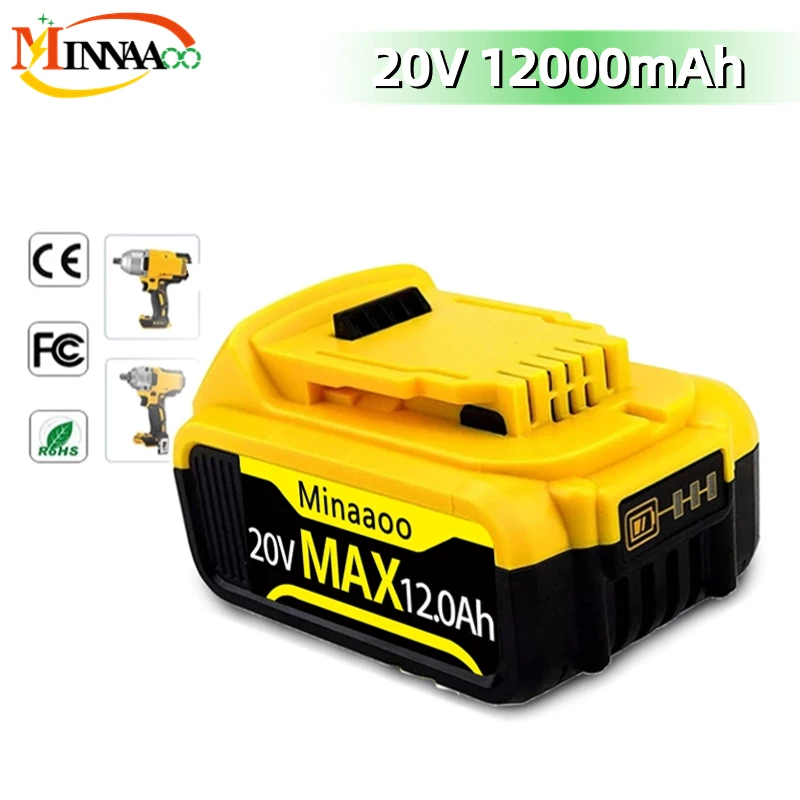 

Аккумулятор литий-ионный для DeWalt MAX DCB205 DCB201 DCB203, 20 в, 2023 Ач