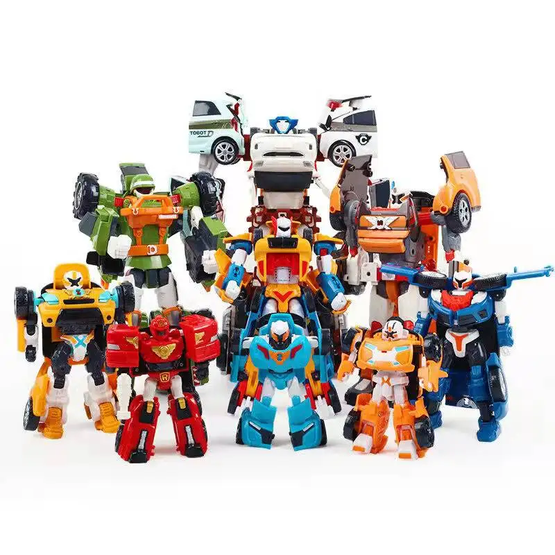 Бесплатная доставка детские игрушки-трансформеры Tobot Brother корейское аниме