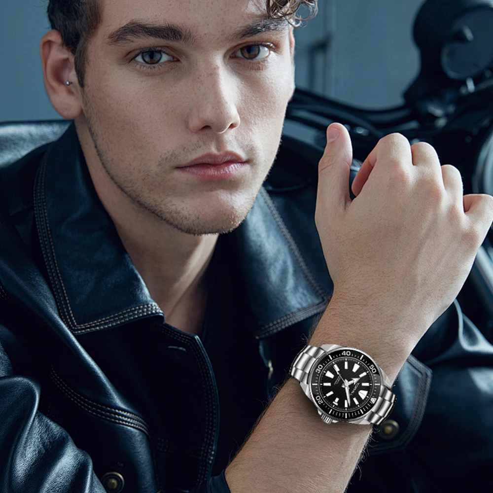 TOPHILL 300 М Мужские Дайверские Часы С Сапфировым Стеклом Светящиеся Стрелки Из