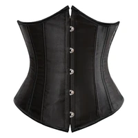 short girdle corset satin rubber bone court sexy corset shapewear ladies summer restraint belt