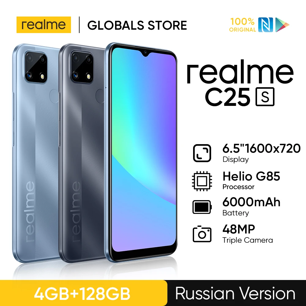 Cena Realme C25S 4GB 128GB Telefon Komórkowy Wersja Rosyjska 6.5 Cal Ekran Helio G85 Octa Core 6000mAh Akumulator NFC Cena Realme C25S 4GB 128GB Telefon Komórkowy Wersja Rosyjska 6.5 Cal Ekran Helio G85 Octa Core 6000mAh Akumulator NFC