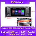 Автомобильный DVD-плеер RDS Android 11 для BMW X5 E39 E53 GPS стерео аудио навигация мультимедийный экран головное устройство стерео головное устройство Wi-Fi