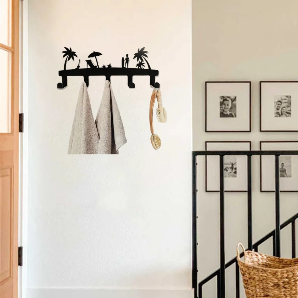 Универсальная Вешалка Для Полотенец Из Нержавеющей Стали — Настенная С 5