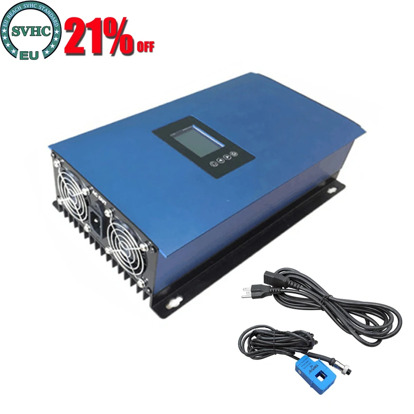 

1000W Grid Tie inverter With internal limiter ,MPPT pure sine wave battery discharge mode DC 22-60V or 45-90V to 110V /230V AC