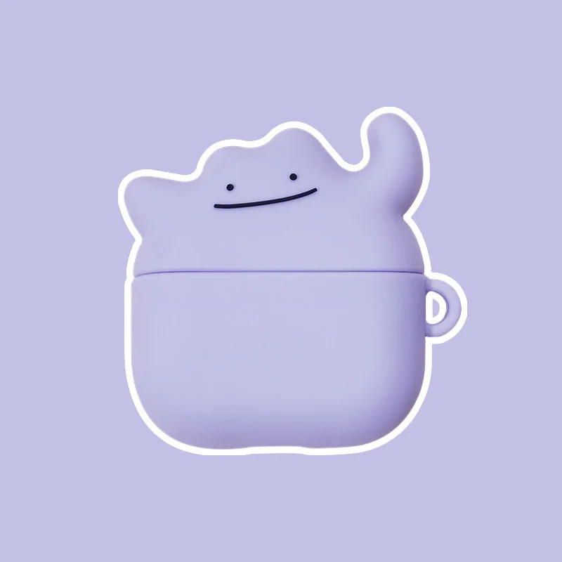 Фото Ditto для Airpods 1, 2, 3, 4 Pro 2 Pro 3, силиконовый чехол для наушников, милый чехол для аксессуаров №1