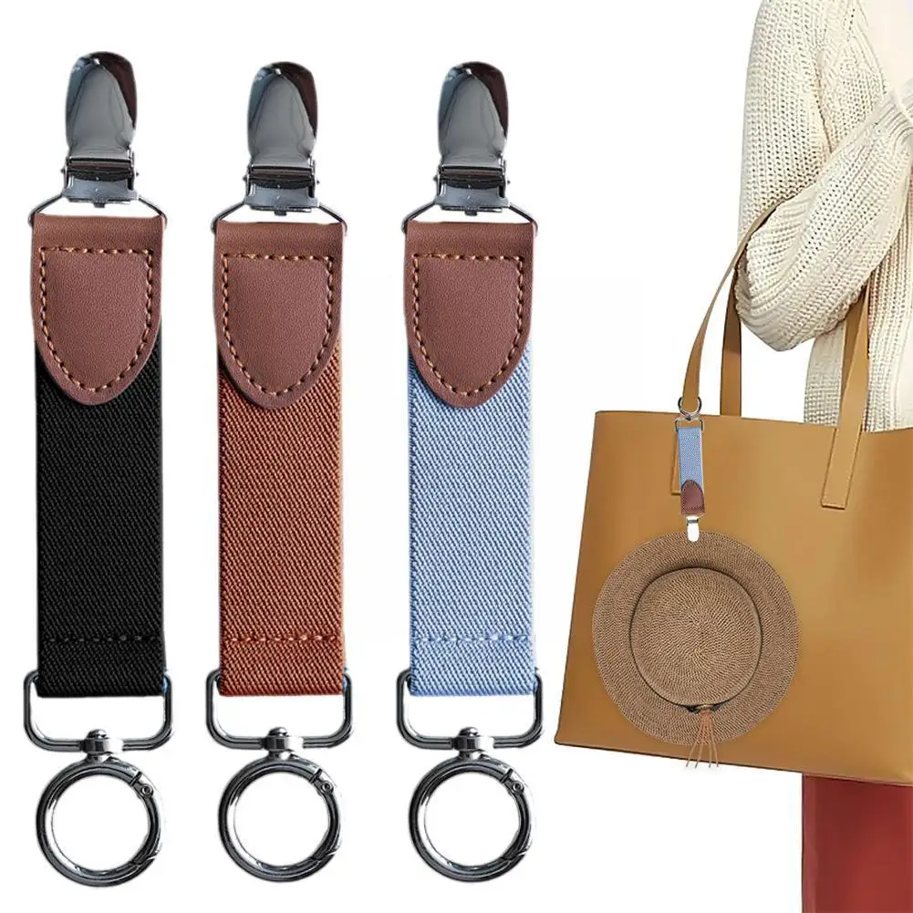 

Elastic Hat Hanging Clip On Backpack Luggage Link Straps For Gloves Hats Holder Travel Bag Buckle Clip Holder Alloy Ho I7b2