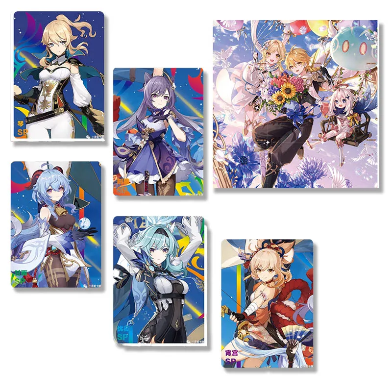 

Anime Goddess Story Cartoon Spring Chapter Sp Game Collection Card Children's Toys Eula Klee Yoimiya Kamisato Ayaka Beelzebul