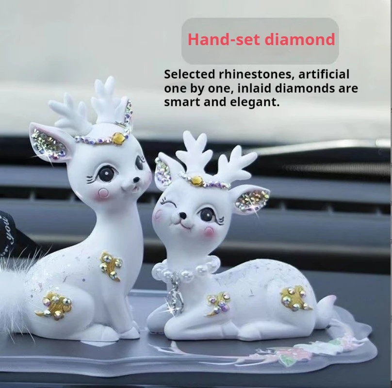 Новинка 2024 онлайн-автомобильные украшения со знаменитостями Bon Voyage олень