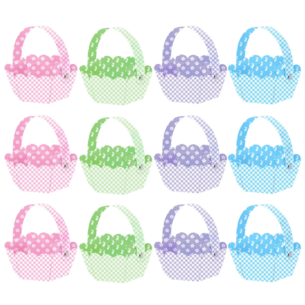 

DIY Shopping Basket Easter Ornament Eggs Hunt Baskets Adorable Goodie Bags Adults