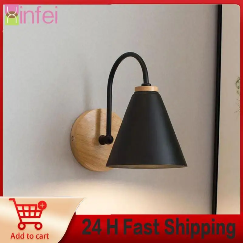 

Деревянная настенная лампа, лампы, прикроватный столик, настенная лампа для спальни, Энергосберегающая светодиодная лампа, лампа для спальни, гостиной, декоративная настенная лампа