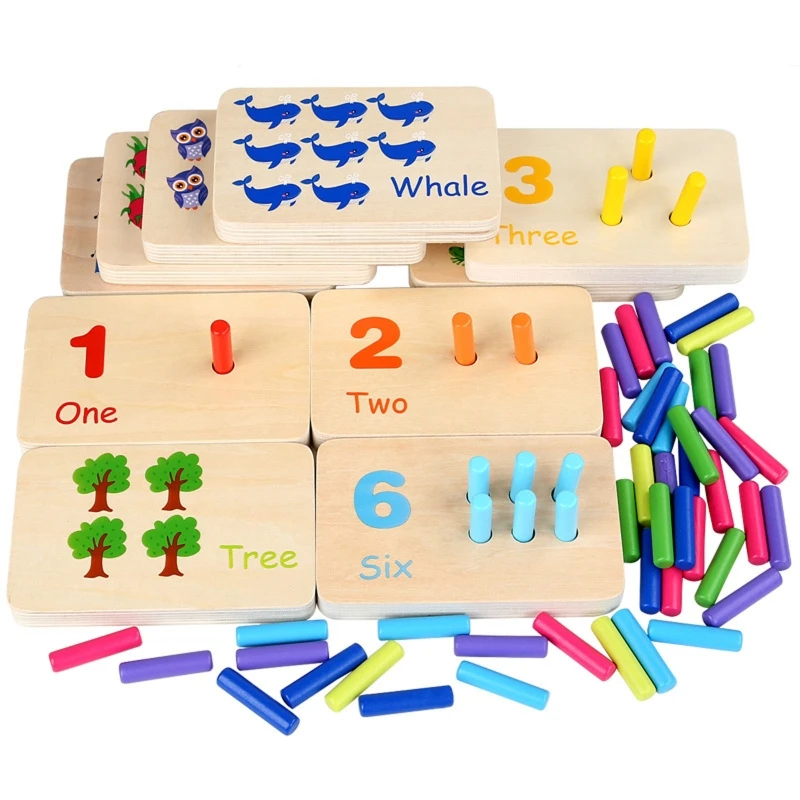 

Number Cards Baby Preschool Calculation Math Educational Toys for 3 Years Old