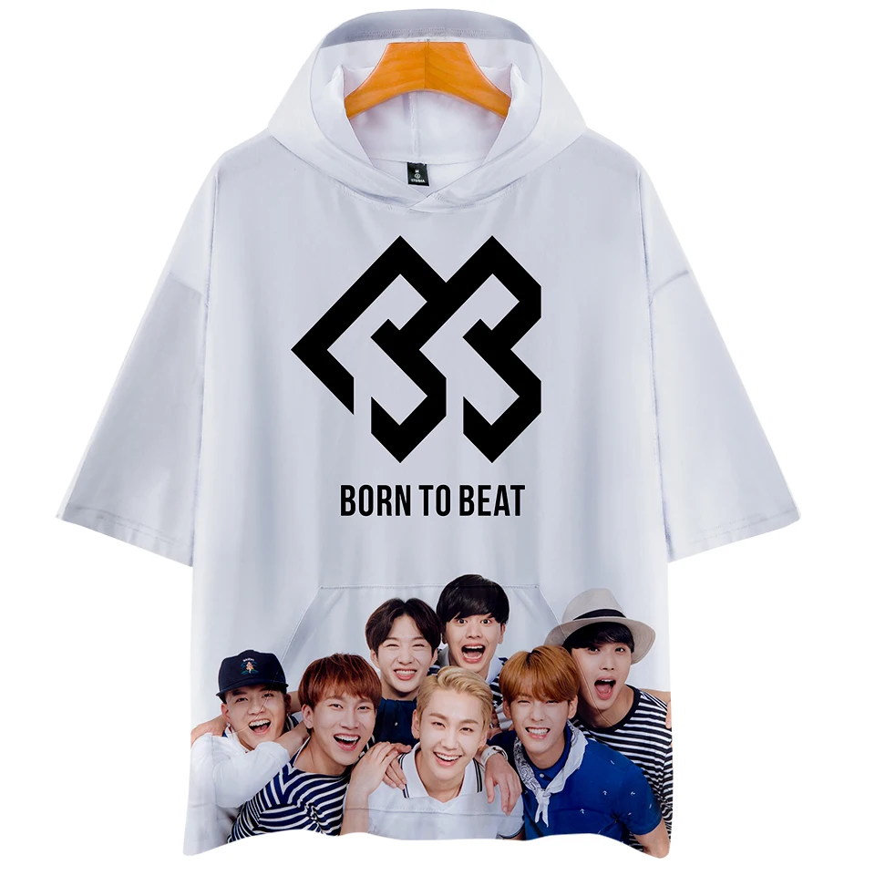 

Harajuku Popular Boys/girls Hooded Tees BTOP TO BEAT 3D Print T Shirt Summer Fashion Casual Short-sleeved Hooded T-shirts Tops