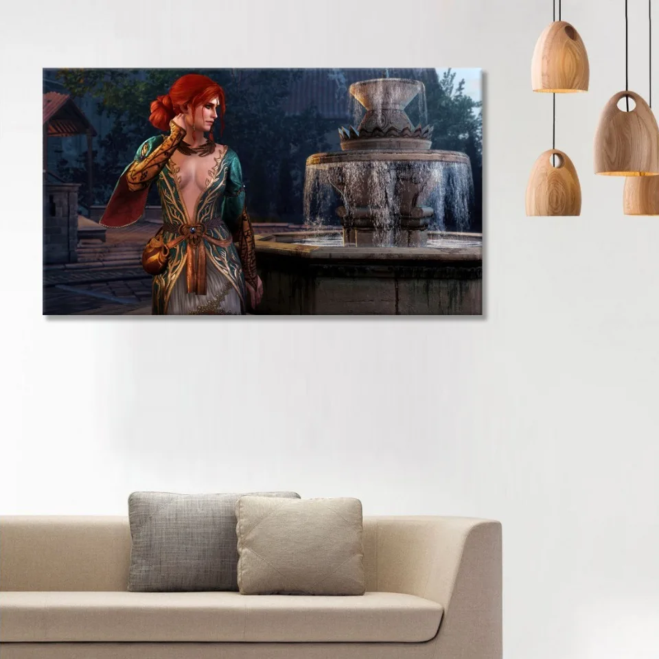 Картина на стену Трисс #2 / Ведьмак/ Картина на холсте / Подарок для дома |  AliExpress