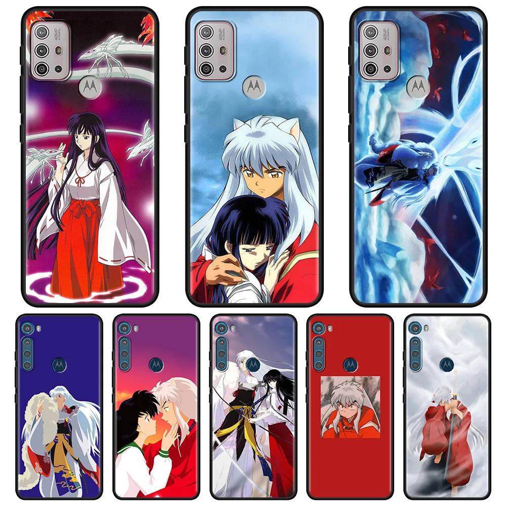 

Case For Moto One Fusion Plus G60s G60 G50 G30 G20 G10 G9 G8 Power Lite Plus E6s Edge 20 Pro Inuyasha Two dimensional animation