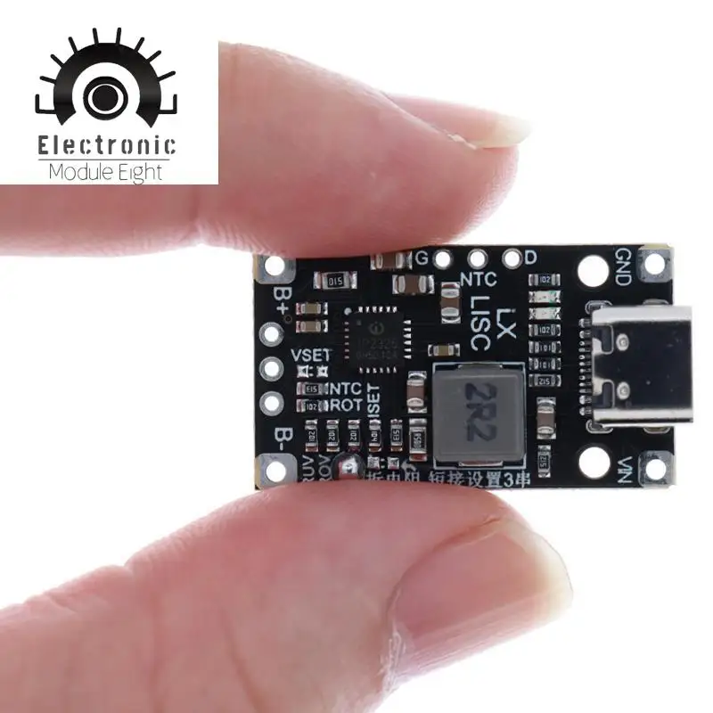 Тип-C USB 2/3S BMS 15 Вт 8 4 в 12 6 а литиевый аккумулятор зарядный модуль с повышением