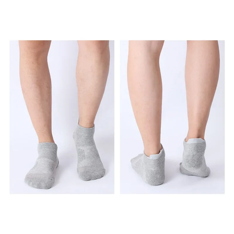 

2 Pcs/Pack Women Men Breathable Short Socks Cycling Running Climbing Comfortable Short Tube Towel Bottom Boat Socks