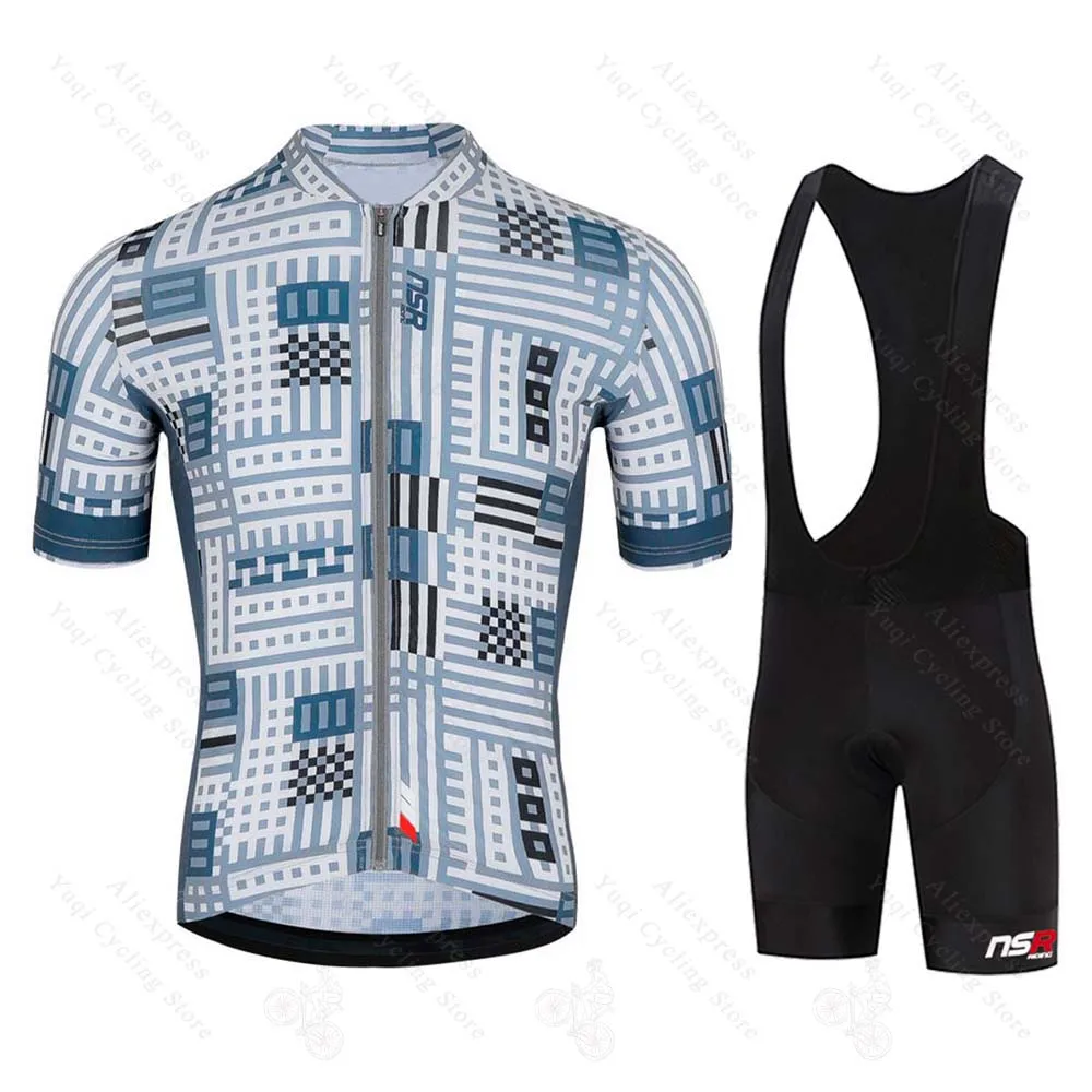 

2022 NSR Riding Cycling Sets Man Cycling Jersey Set Men Short Sleeves Bicycle Clothing MTB Bike Wear Triathlon Maillot Ciclismo