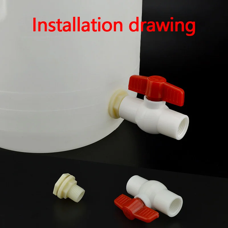 Перегородка для аквариума соединения труб из АБС-пластика 1/2 дюйма 3/4 наружная