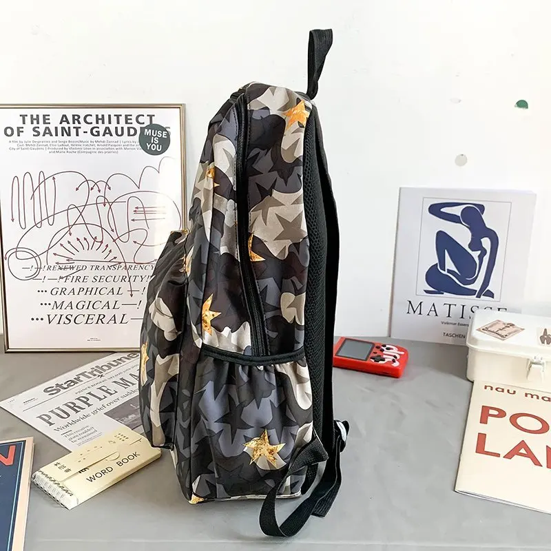 Fashion Waterproof Schoolbag for Teens Student Backpack Multi Pocket Nylon Girls Boys Bagpack Women Laptop Men Mochila