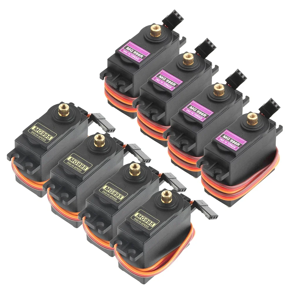 4 шт. MG945 MG946 обновленная версия MG995 MG996 сервопривод цельнометаллическая шестерня