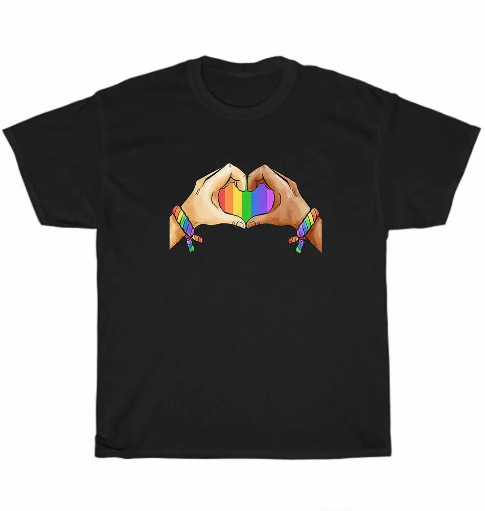 

Футболка мужская с радужным флагом, круглым вырезом и коротким рукавом